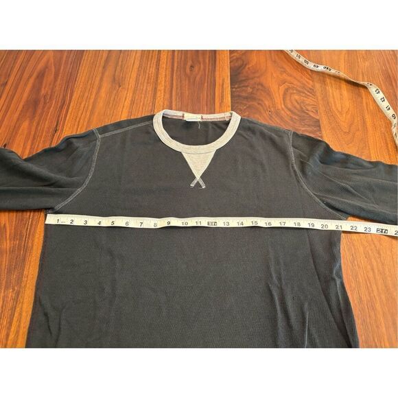 Todd Snyder x Champion Men’s Dark Storm Long Sleeve Thermal Shirt Size Medium - Picture 2 of 7